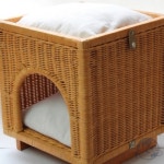 VEDANA 등나무큐브하우스 허니 고양이숨숨이집 아기고양이집 : 아로마바이브