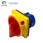 로터리 스위치 셀렉터 25A 1 상 2 위치 4 터미널 잠금 전환 캠 YMW26-25/1GS : 대한종합기기상사