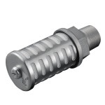 SMC 타입 수지 소음기 AN10-01/AN20-02/AN30-03/AN40-04/AN500-06 수나사 1/8 quot1/43/8 quot1/23/4 quot1 39공압 머플러... 