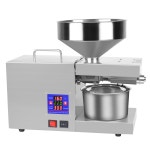 착유기 채유기 기름짜는기계 들기름 참기름 오일 프레스 K38 가정용 아마 씨 추출기 땅콩 자동 콜드 기계 1500W 최대 : 니더마켓식스