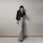 (핀턱) 페이브 스트랩 와이드 슬랙스 3color 페미닌 출근룩 데이트룩 하객룩 fave : 페이브FAVE