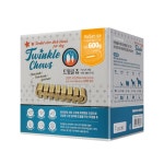 애완견 펫퍼스 디스펜서 트윙클츄 올인원케어 덴탈껌 치석제거 600g L 입냄새 가수분해 오래먹는 간식 : MODU-HOUSE