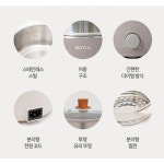 만능팟 쿡팟 4가지멀티쿠커 압력 멀티 쿠커 3in1 찜쿠커 신개념 핫팟 스마트 3L : 벨라진샵