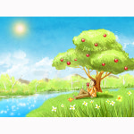 예배삽화 854 푸른 초장 by 그림책마을 : 갓굿