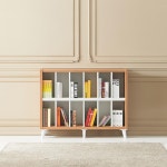 소형책장 폭좁은책장 가로형책장 낮은 책장이동식 모듈 CD : 스마일카트