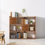 3단 슬라이딩 틈새책꽂이 아이방책장거실 서재 오픈 키 폭 : 스마일카트