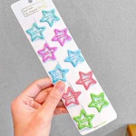 똑딱핀 별똑딱이 그린세트 10P 헤어핀 별머리핀세트 : AmberJewelry