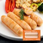 [무당] 헬스앤뷰티 닭가슴살 소시지 더블치즈맛, 100g, 1개 : 헬스앤뷰티스토어