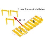 양봉 용품 자재 하우스 파이프 왕 상자 수분조절기 수분 거품 프레임 장비 키트 정원용 수확 꿀벌 하이브 : 지유하우스