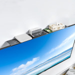 벽걸이 TV 위 선반 사운드바 브라켓 거치대 브라켓 선정리 세톱박스 받침대 90cm : 바른생활주식회사