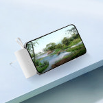 비즈 2in1 일체형 도킹형 미니 보조배터리 BZ-P10 5000mAh 레이저각인 컬러인쇄 : 비즈모아코리아