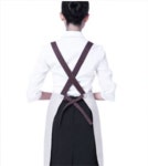 베이지 X 주머니 자수 앞치마 : OK산업용품