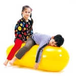 어린이 체육 유치원 균형 시소게임 땅콩 짐볼 대 복근운동 플랭크 밸런스 : 헬시팟