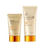 [무료배송]더페이스샵 내추럴선 에코파워 롱래스팅 선크림 50ml(SPF50+) : 리빙퍼머컬처