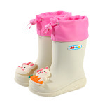 공주 방수 가볍고 미끄럼 방지 어린이 레인부츠 신발 장화 : 간지365