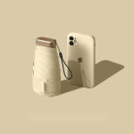 손바닥 파스텔 미니양산 암막 초경량 양우산 5단 자외선 차단 방수 우양산 : 몽키36