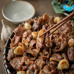 연탄 직화구이 마늘 석쇠 불고기 : 바다씨쌀롱