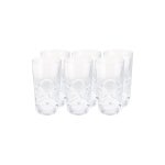 아데리아 글라스 클리어 255ml 식기세척기 대응 크리스탈 유리제 보헤미아 프레테네 텀블러 6인용 J4081 : 도쿄네모