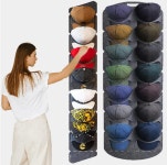 러브유어패밀리 야구캡모자 정리 스냅백 걸이 베이지 블루 카키 P0013 : 오늘도 우리집