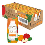 상하목장 유기농주스 사과오렌지케일 125ml X 24팩 : 요모상점