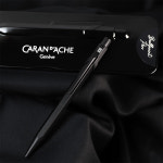 [무료각인+선물포장] 까렌다쉬 849 볼펜 메탈 블랙코드 깔끔한 고급 선물용 : 베스트펜