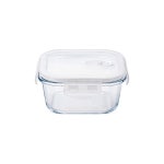 아데리아 내열유리 저장용기 쿡락 스퀘어 500WT 500ml 렌지 대응 H8761 : 도쿄네모
