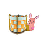 새싹 페이퍼밴드 세트/십자 토끼 바구니 5세트/에코페이퍼아트/재생종이공예/만들기 : 승룡산업