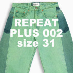 리피트 플러스 002 더티 그린 (341 사이즈) REPEAT PLUS 002 Dirty Green 리피트랩 빈티지 리바이스 리메이크진 : REPEAT LAB