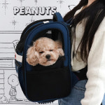 패리스독 피너츠 스테이 앞가방 강아지 대중교통 이동가방 항공기내 이용가능 : 에이케이사이언스