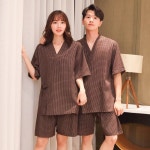 사우나복 찜질방옷 마사지 의상 긴팔 찜질복 커플사우나 찜질방복 파자마 한증복 : 서은스토어