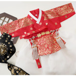 (대여) 고급 금박 수빈당의 고급 돌백일 한복대여 : 메종드온