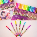 여아 초등학생 싸인펜 예쁜 공주 18색 : 씨포터 C-porter