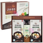 원조 구포국수소면400gx2개 멸치육수410gx1개 (잔치국수 만능 요리육수 떡국 샤브샤브육수 선물세트) : 파크무역