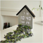 플라이토 하우스 우드 인테리어 LED 벽시계 시즌2 : 주식회사 더바른컴퍼니