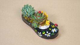 고무신 다육이 심기 키트 세트 DIY 만들기 학교 복지기관 체험활동 다육아트 : 플라워럼프 원예체험키트