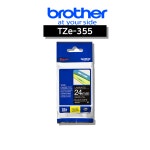 [정품] 브라더 라벨테이프 24mm 라벨지 TZe-151 라벨기 테이프 소모품 : 진OA몰