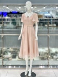 [JJ지고트] 23S/S(여름) 배색 카라 오간자 원피스 (GN5A0OP52) : 롯데광명 JJ지고트