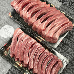 한돈 돼지 등갈비 1kg 국내산 구이 찜 폭립 캠핑용 : 푸드공작소