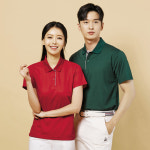 베이직 무지 쿨론 마이배색 체크 카라 반팔 티셔츠 일상복 단체복 유니폼 근무복 행사복 : 나인앤나인