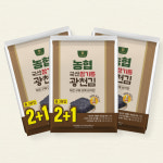 농협 아름찬 국산 참기름 광천김 5장 3개입x3개 맛있는 광천 방앗간 참깨 HACCP 김 : 디마라