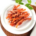 수제올리고펫푸드 국내산 무첨가 강아지 수제간식 순살연어콜라겐 닭가슴살말이, 130g, 1개 : 마리펫몰