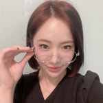 패션안경테 콤비 여자 블루라이트 자외선 차단안경 : 두리두리쇼핑