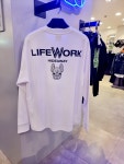 라이프워크 로고라독 슬리브 긴팔 티셔츠 LW235TL113 : NC평촌 라이프워크