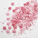 스프링클 블라썸 100g 꽃 미니구슬 믹스 초콜릿 데코 케익 머핀 슈가 스프링클 장식 : 베이킹조이