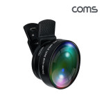 Coms 스마트폰 카메라 확대경 렌즈 2 in 1 Macro 0.45x Wide : 성원솔루션 공식스토어