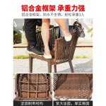 야외 원목 테이블 카페 발코니 의자 테라스 타원 사각 원형 펜션 : 크리스탈23