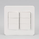 디아트 화이트 6구 3로 스위치 단로5구+3로1구+나사 피스 점프선 포함 삼로 교체 전등 : 제일전기자재