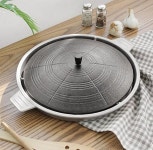 캠핑팬 고기구이팬 30cm 주물 구이팬 가마솥 일반형 솥뚜껑 : 스마트하니D