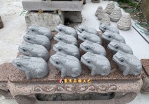 돌두꺼비 화단 마당 꾸미기 인테리어 개구리 석물 큰 : 지니올