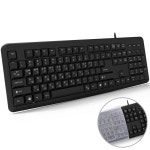 저소음 사무용 키보드 조용한 사무실 키보드 자판 컴퓨터 키보드 : 디엘유통